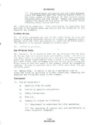 Armalite, M16 Infantry training pamphlet-10