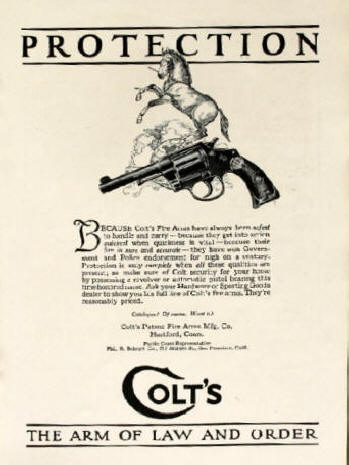 Colt protection ad