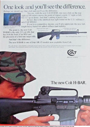 Colt AR-15 HBAR ad