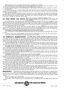 1971 Colt's MK IV/Series '70 9mm page 4