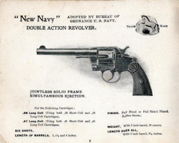 Colt 1903 catalog New Navy and New Pocket revolvers