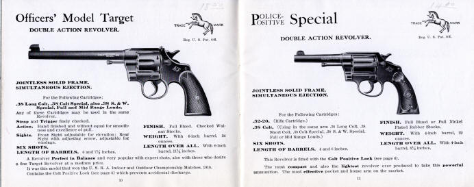 Colt Office Modet Target and Police Positive Special