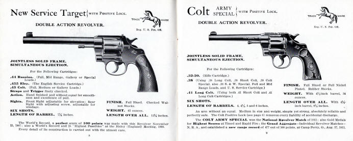 New Service Target and Colt Army Special