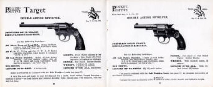 police positive target 22 aand pocket positive revolvers