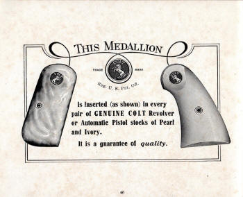 Colt 1922 medallion ad