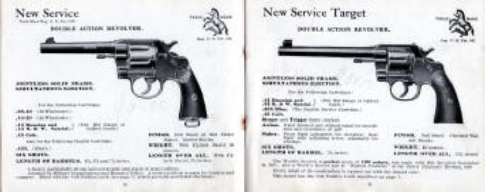 1923 new service and new service target revolvers