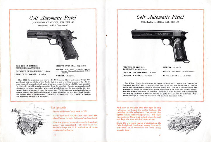 1926 government and militarty model automatic pistol