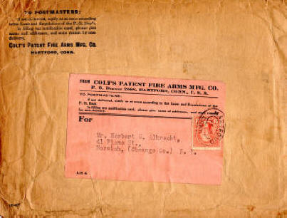 Catalog envelope by Colt