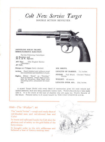Colt 1926  new service target revolver