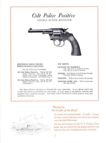Colt 1926 police positive revolver
