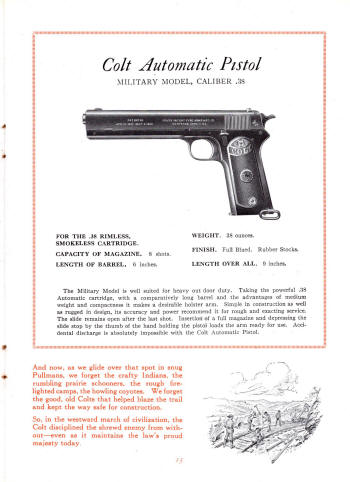 1926 military model auto pistol