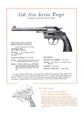 1927 revolver: new service  target