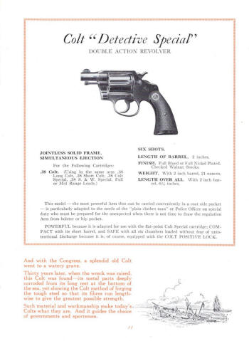 1927 revolver: detective special