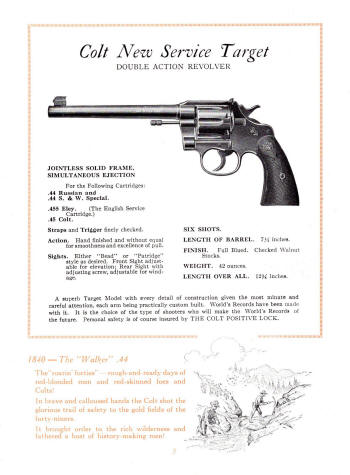 1927 revolver new service target