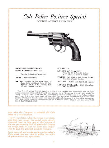 1927 revolver police positive special