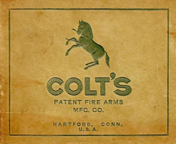 1916 Colt catalog cover