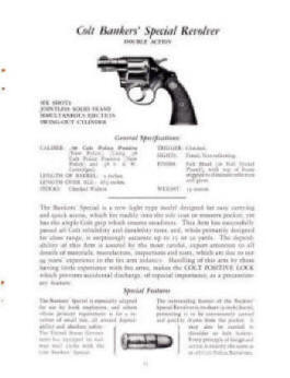 Colt 1931 catalog showing detective special