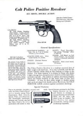 1930's Colt Police Positive revolver