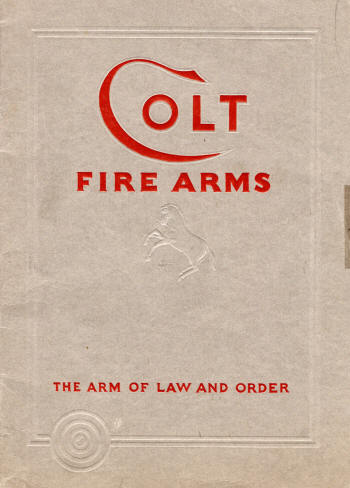 Colt 1937 catalog