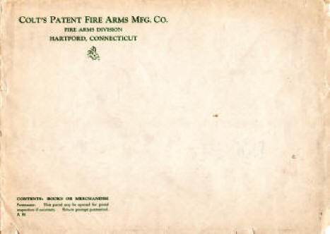 1941 colt address mailer