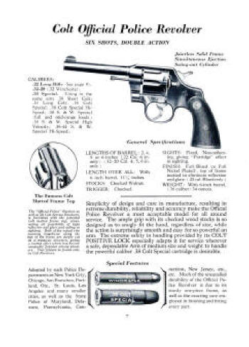 1941 revolver: official police