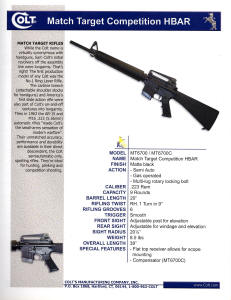 MT 6400C Match Target M4, Flattop