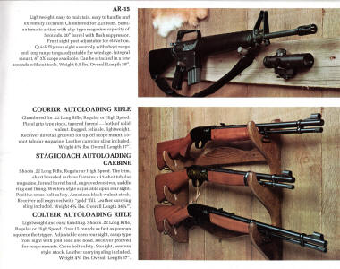 catalog ad showiing rifles on wall