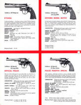 Colt 1957 Revolvers and Automatic Pistols Catalog panel 1