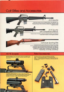 First mention of 4x20 optics and reflex sighting syste
