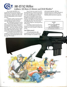 Colt 1990 catalog: AR-15 Delta HBAR