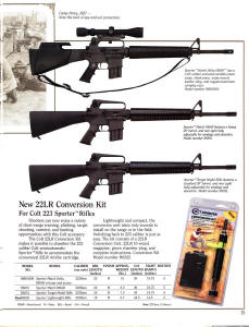 New: AR-15 Sporter Lightweight rifle