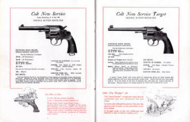 1927 colt new service and new service target revolvers