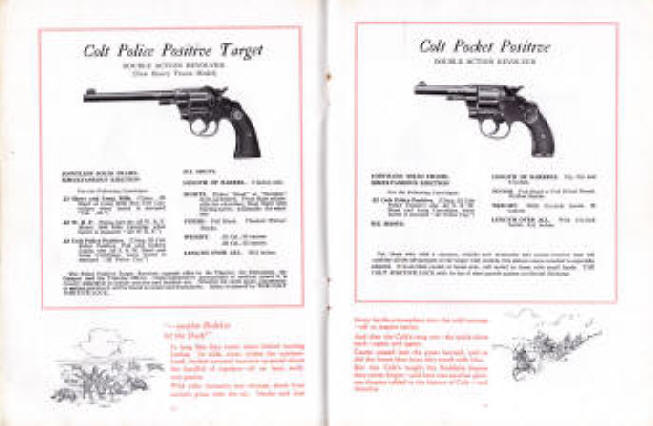 1927 police positive target and pocket positive revolvers