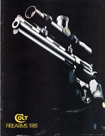1981 Colt Catalog: Python Hunter with Colt scope