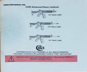 2011 advanced piston carbines