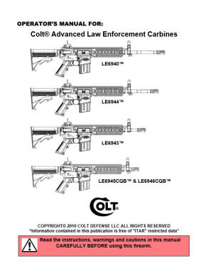 2010 colt manual for advanced law enforcement carbines