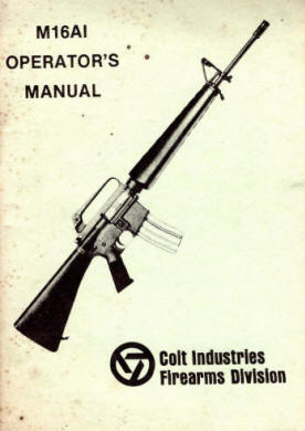 Colt M16A1 operators manual 1975