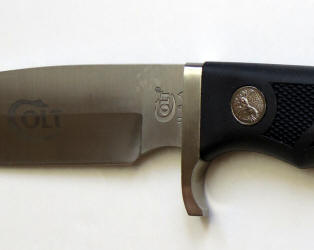 Colt CT-6  Skinning Knife blade logo