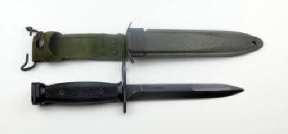 Knife out of sheath