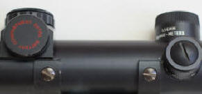 2000 Colt 4 x 21 Model D RFI scope turret and battery storage-2