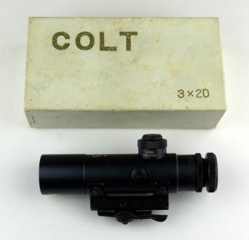 Colt 3 x 20 scope with original box