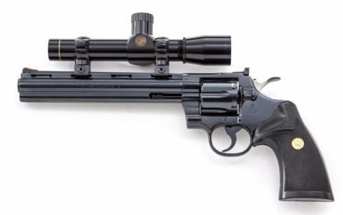 1981 colt python hunter with colt scope