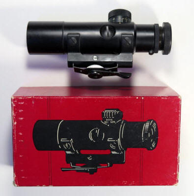 Colt 3x20 sccope by Realist in the original red picture box