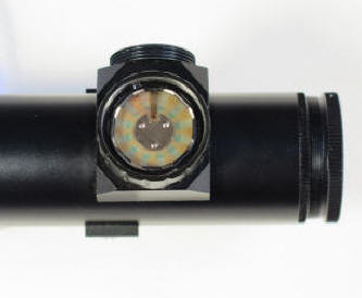  battery seated in scope