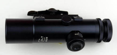 Location of Colt logo on Colt 4 x 20 scope (early-version) engraved name 