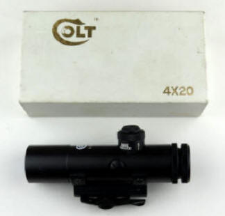 Later Colt Optics 4 x 20 handle-carry AR scope