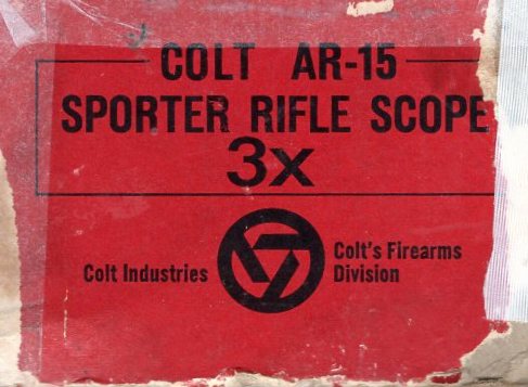 Box end data, Colt Industries firearms division