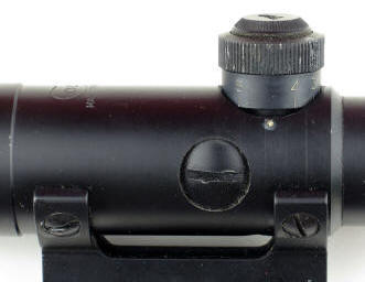 Scope body viewed  from left