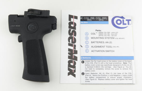 Colt CGL LaserMax AR-15 Grip with Laser