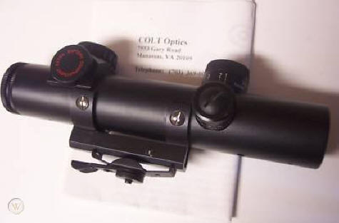 proof of Colt marked box for 4 x 21  RFI scope